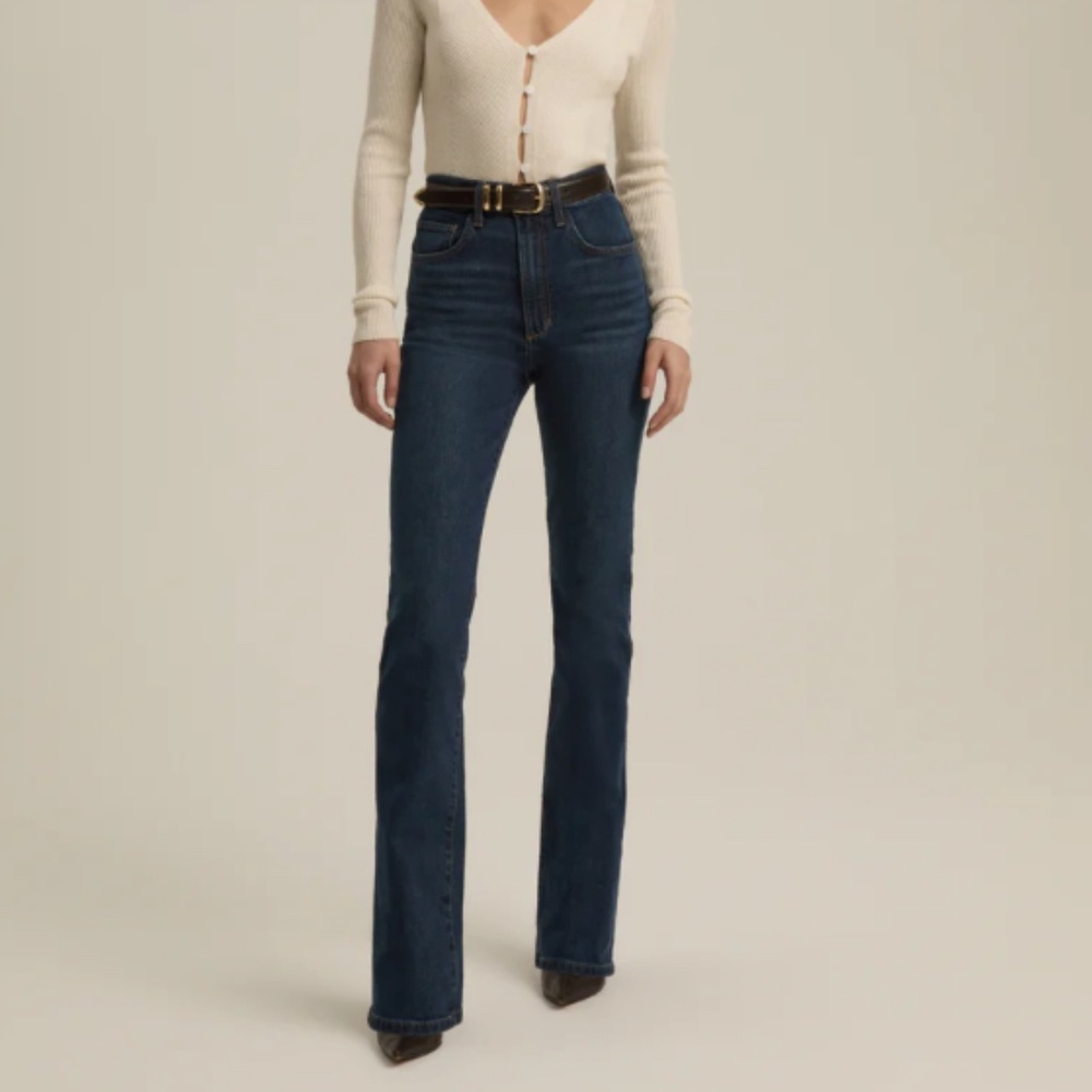 FAVORITE DAUGHTER THE VALENTINA SUPER HIGH RISE NWOT (25, Woodside)